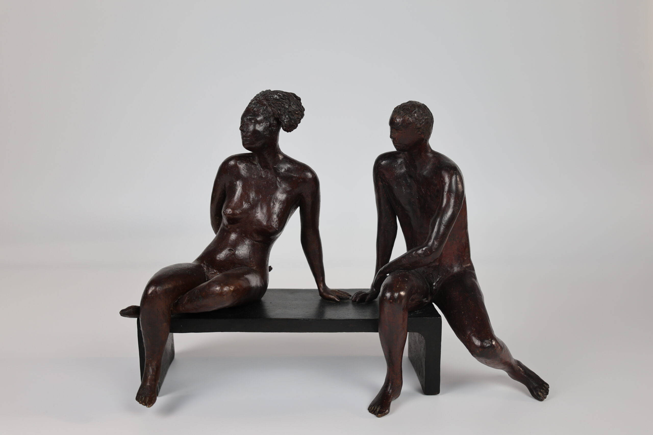 Indifference, bronze sculpture by Simon Chadwick. Date unknown
